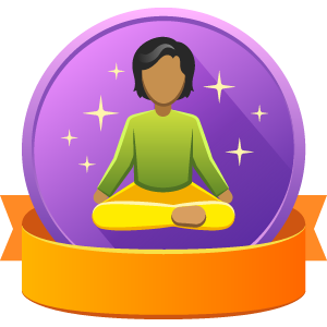 Meditation badge